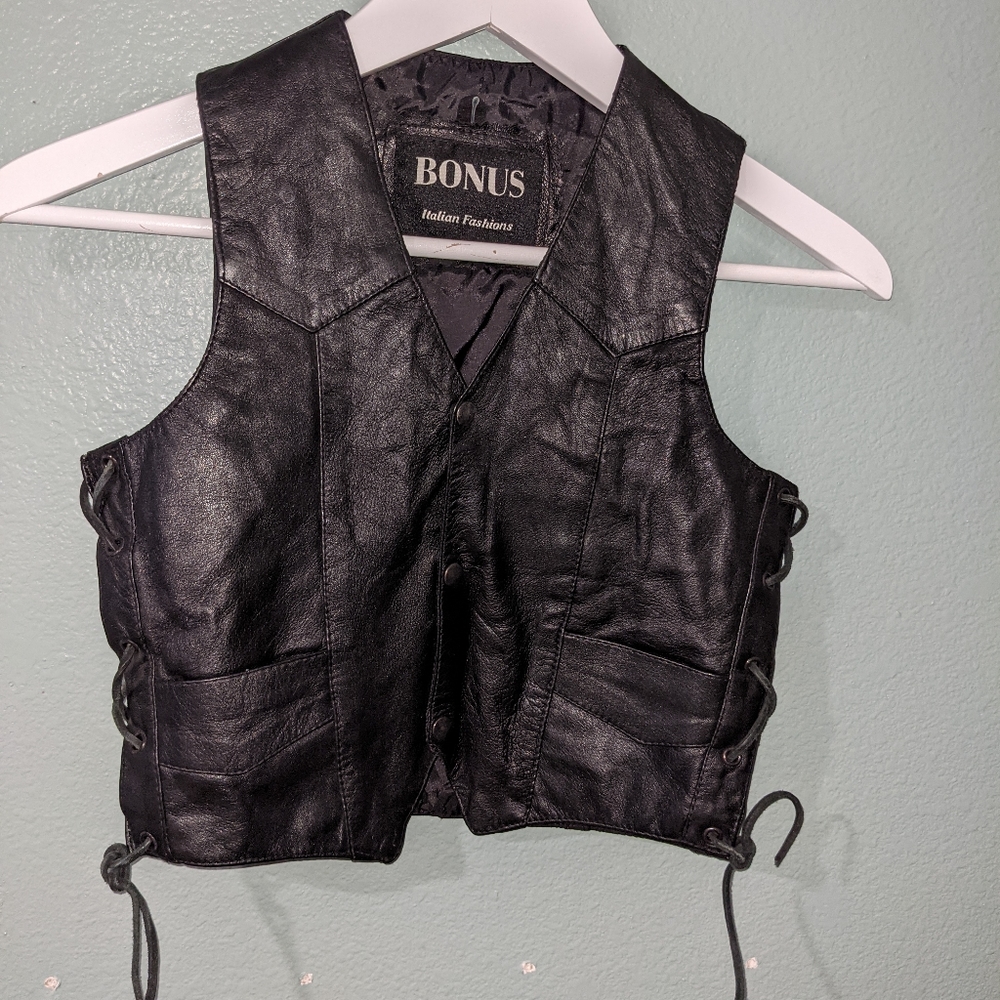 Vintage Leather Vest